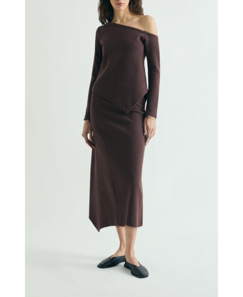 Women's Asymmetrical Neckline Top