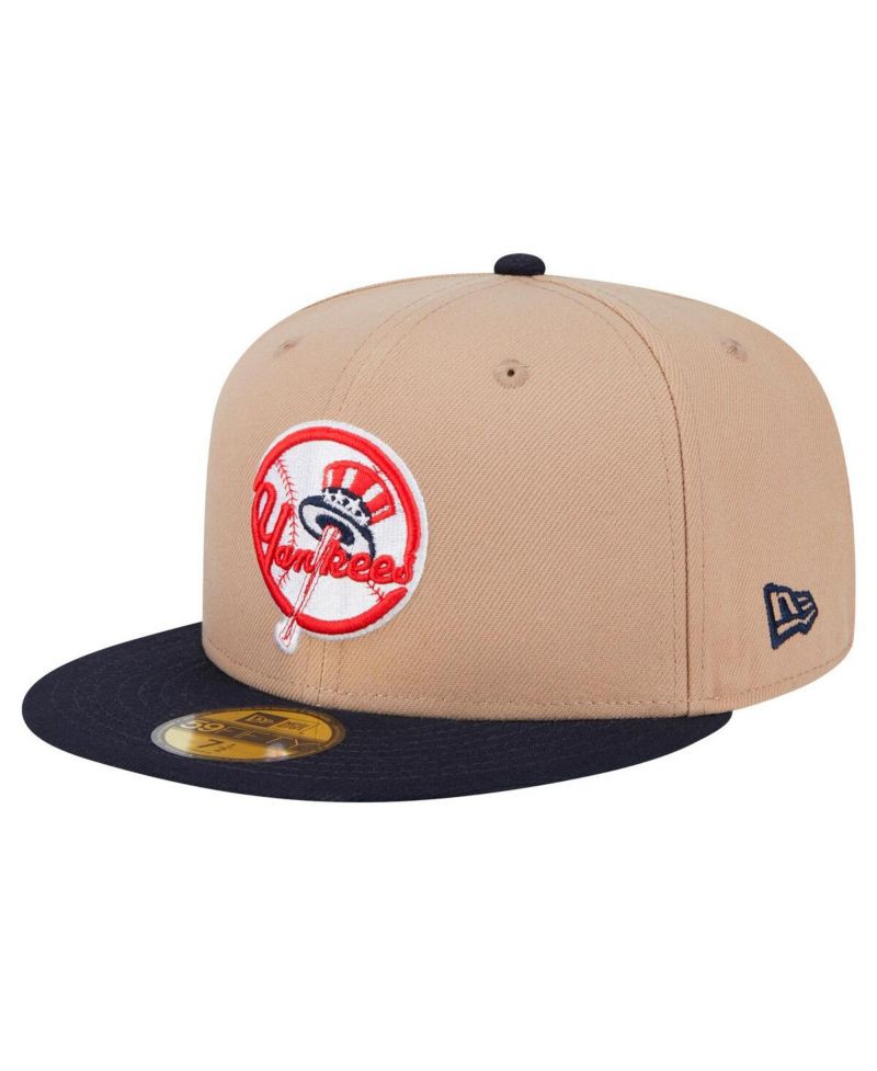 Men's Khaki New York Yankees 59FIFTY Fitted Hat
