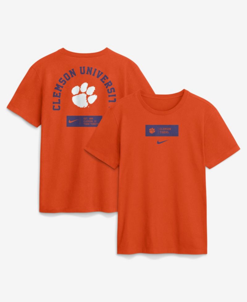 Men's Orange Clemson Tigers Primetime Crew T-Shirt