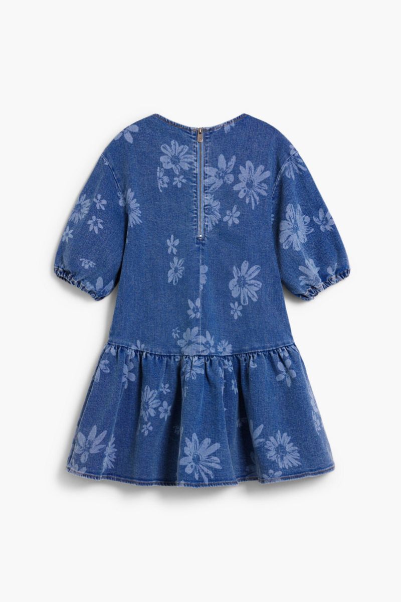 Girls's Denim floral dress