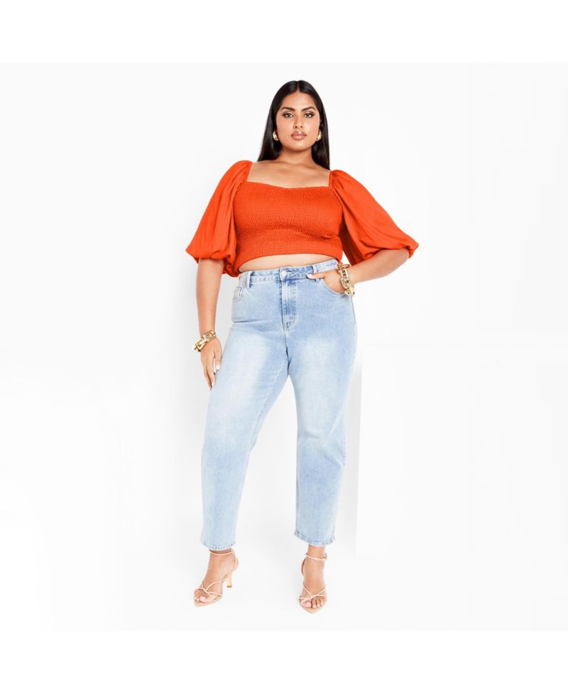 Plus Size Poppie Print Top