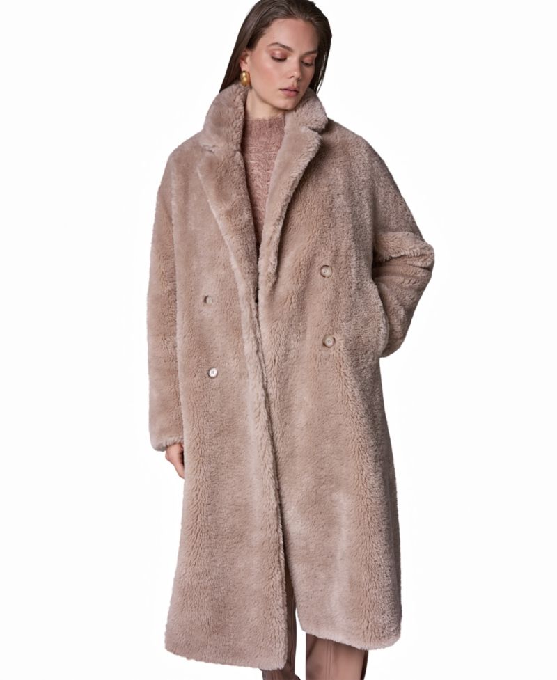 Women's Double-Breasted Long Coat