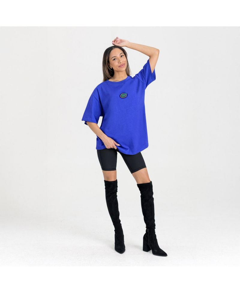 Women's Royal Florida Gators Oversized Back at Ya T-Shirt