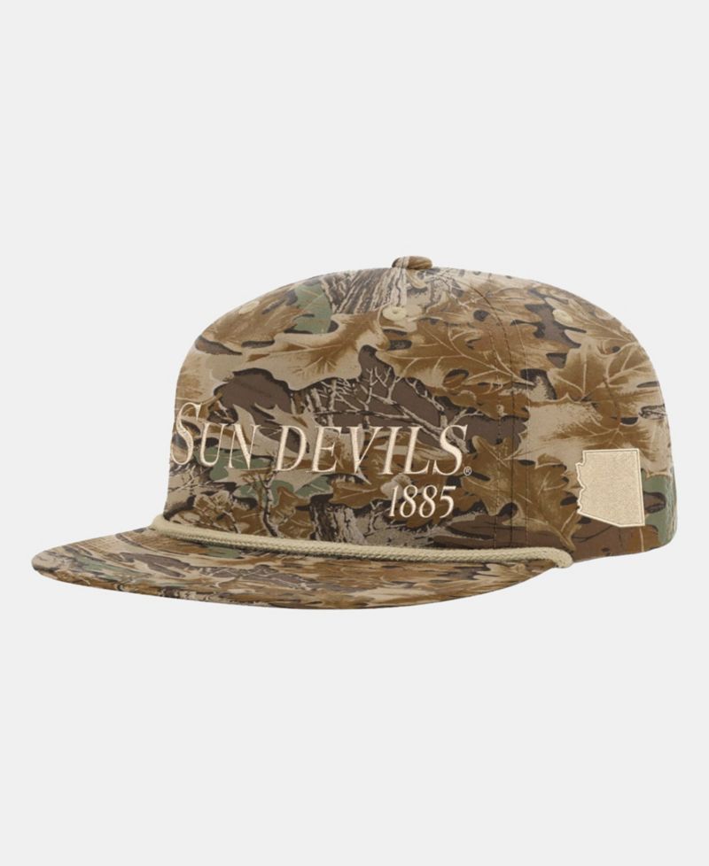 Men's and Women's Camo Arizona State Sun Devils Traditional Trail Golfer Adjustable Hat