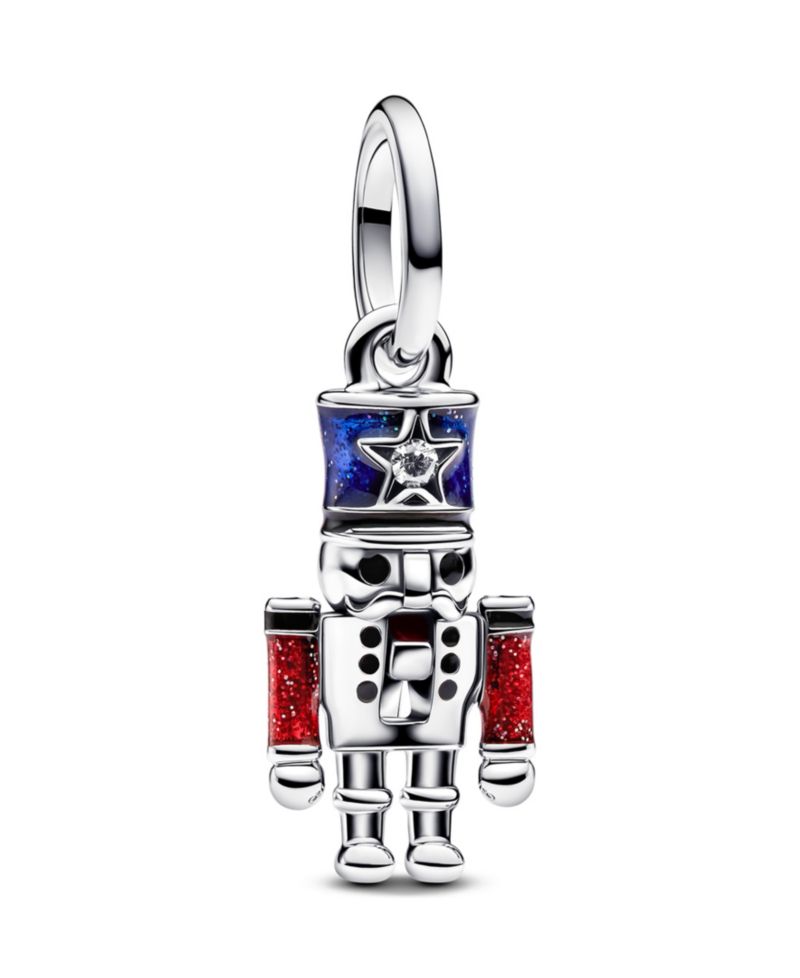 Moveable Sterling Silver Nutcracker Dangle Charms