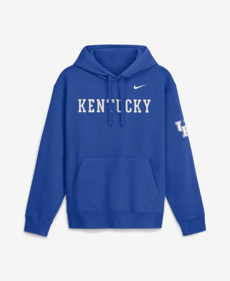 Men's Royal Kentucky Wildcats 2026 Sideline Club Fleece Hoodie