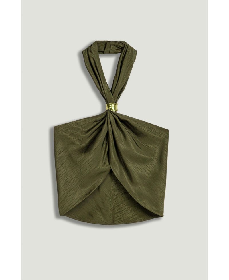 Women's Twist Halter Neck Bustier