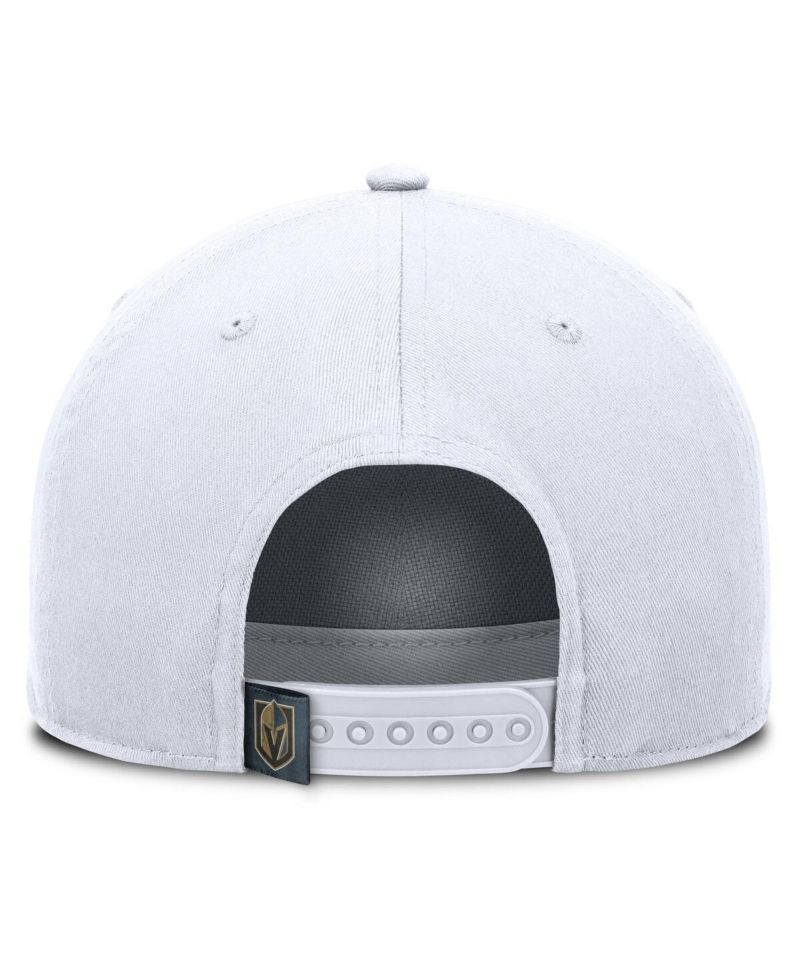 Men's White Vegas Golden Knights Rope A-Frame Adjustable Hat