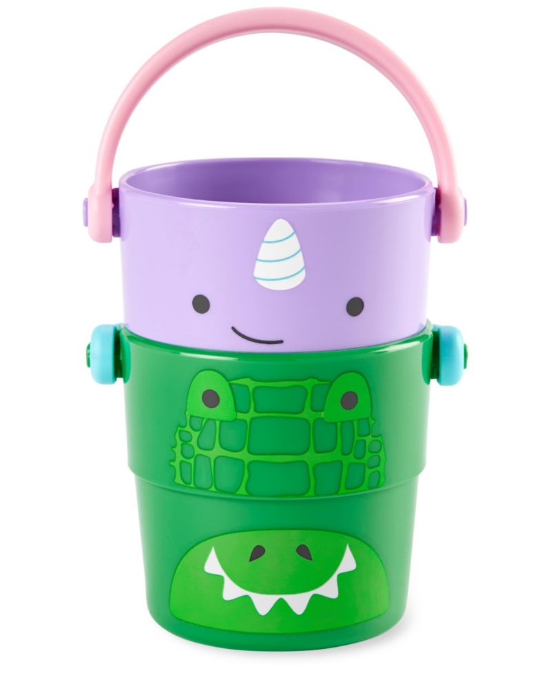 Zoo Stack and Pour Buckets Toy