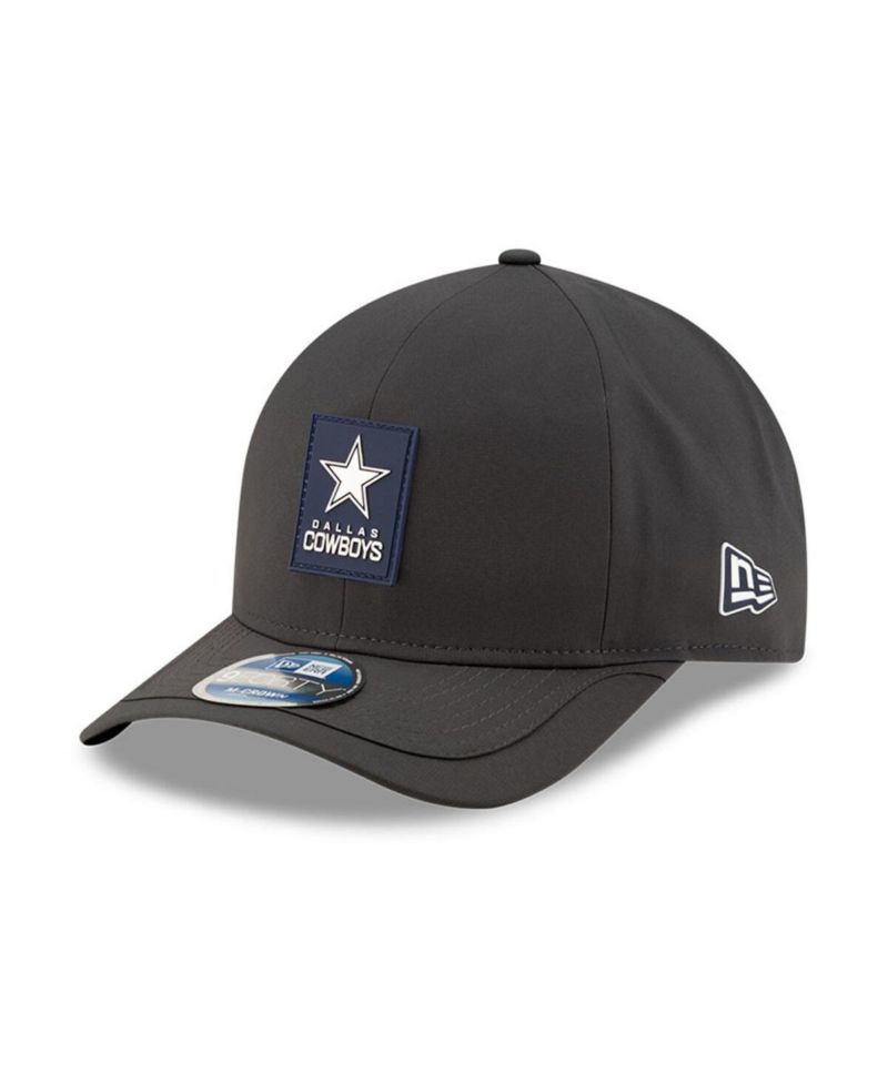 Men's Charcoal Dallas Cowboys 2025 Sideline Cold Weather 9FORTY M-Crown Adjustable Hat