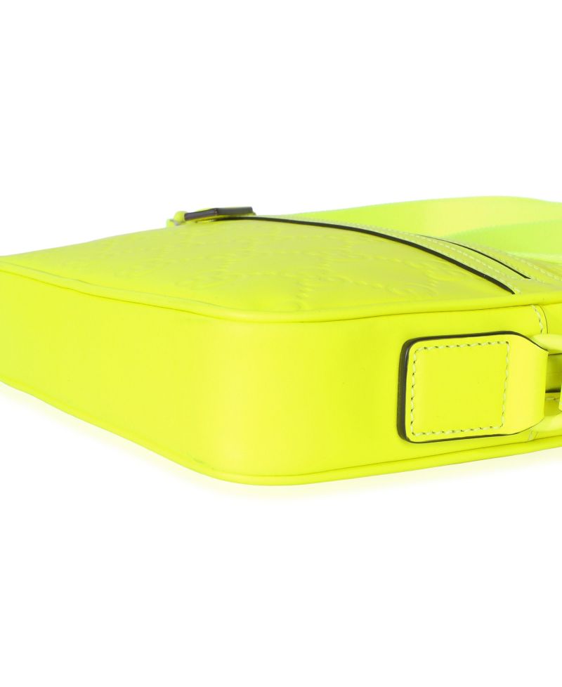 Fluorescent Yellow Rubber Effect Monogram GG Crossbody Bag