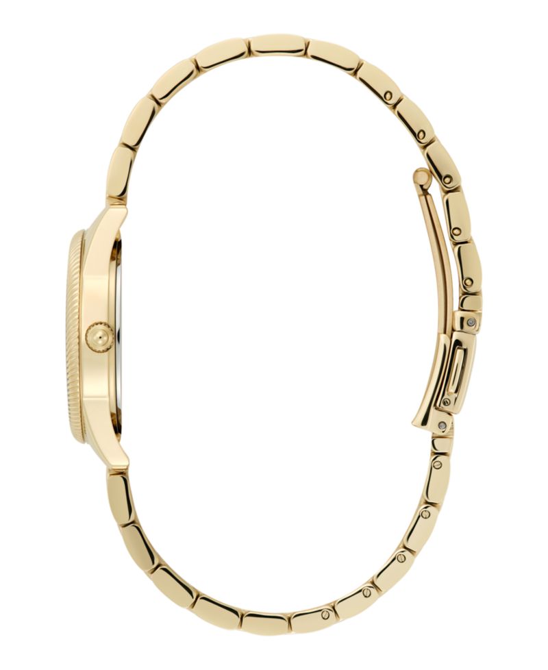 Women's Egerton Gold Tone Stainless Steel Bracelet Watch, 28mm