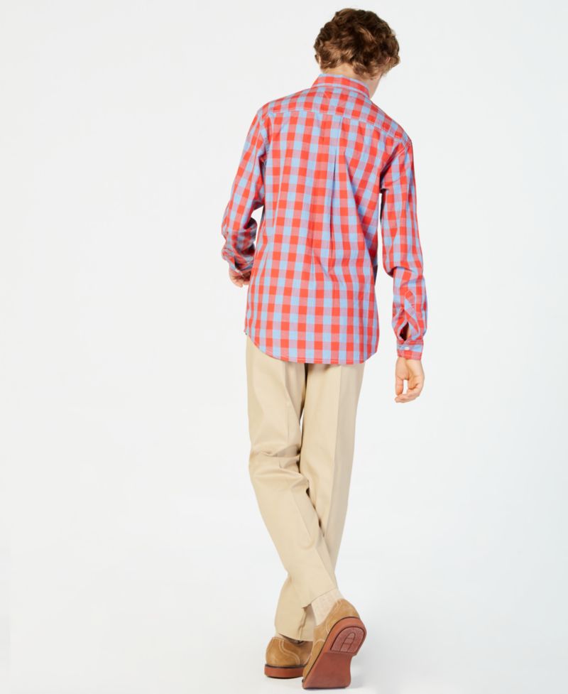 Toddler and Little Boys Kirk Box-Plaid Button-Down Shirt