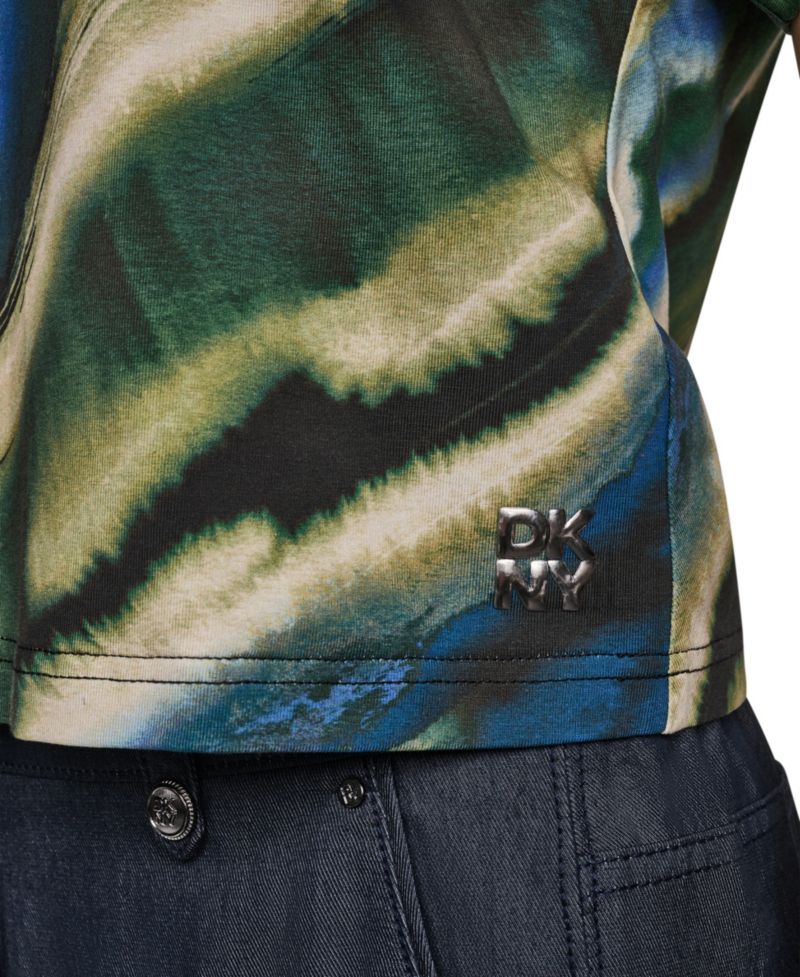 Women's Printed Wide-Sleeve T-Shirt