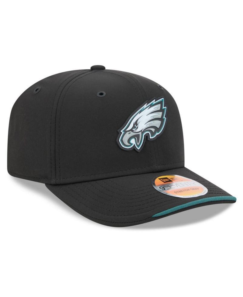 Men's Black Philadelphia Eagles 2026 Sideline 9SEVENTY Adjustable Hat