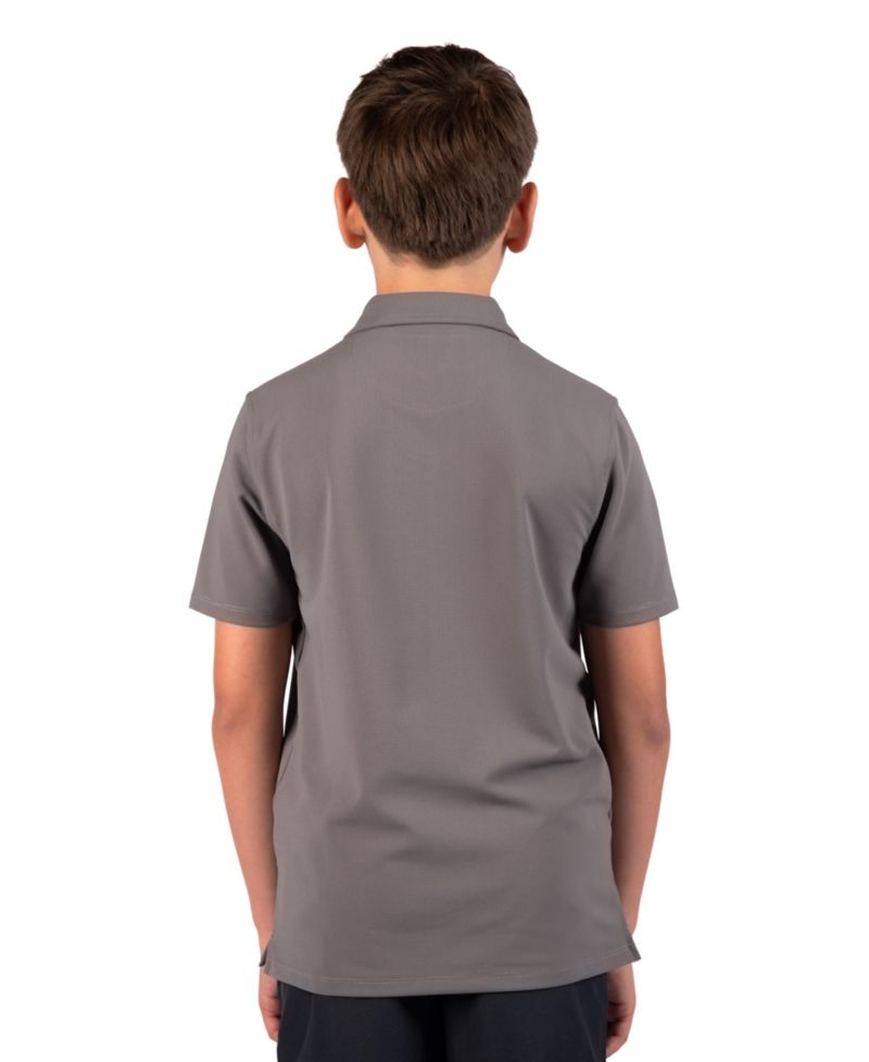 Big Boys Micro Grid ( 8 to 18 -20 )Textured Performance Polo
