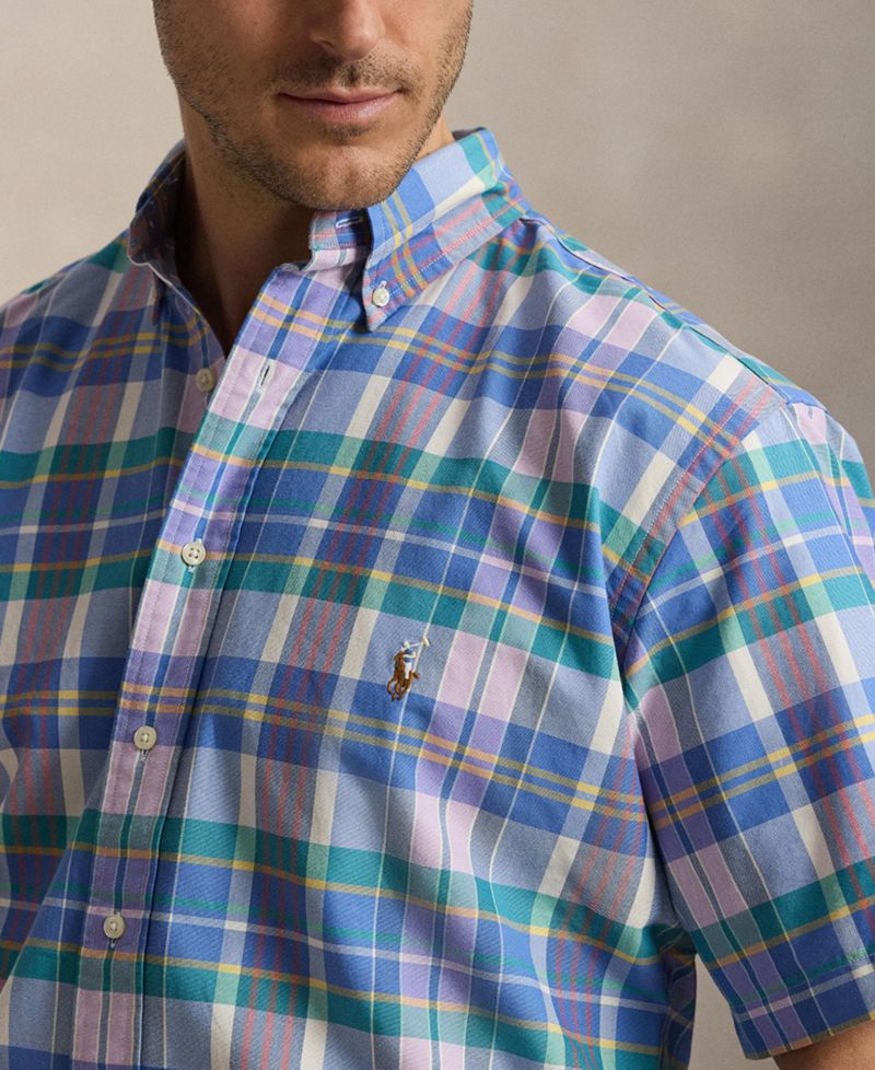Men's Big & Tall Plaid Oxford Shirt