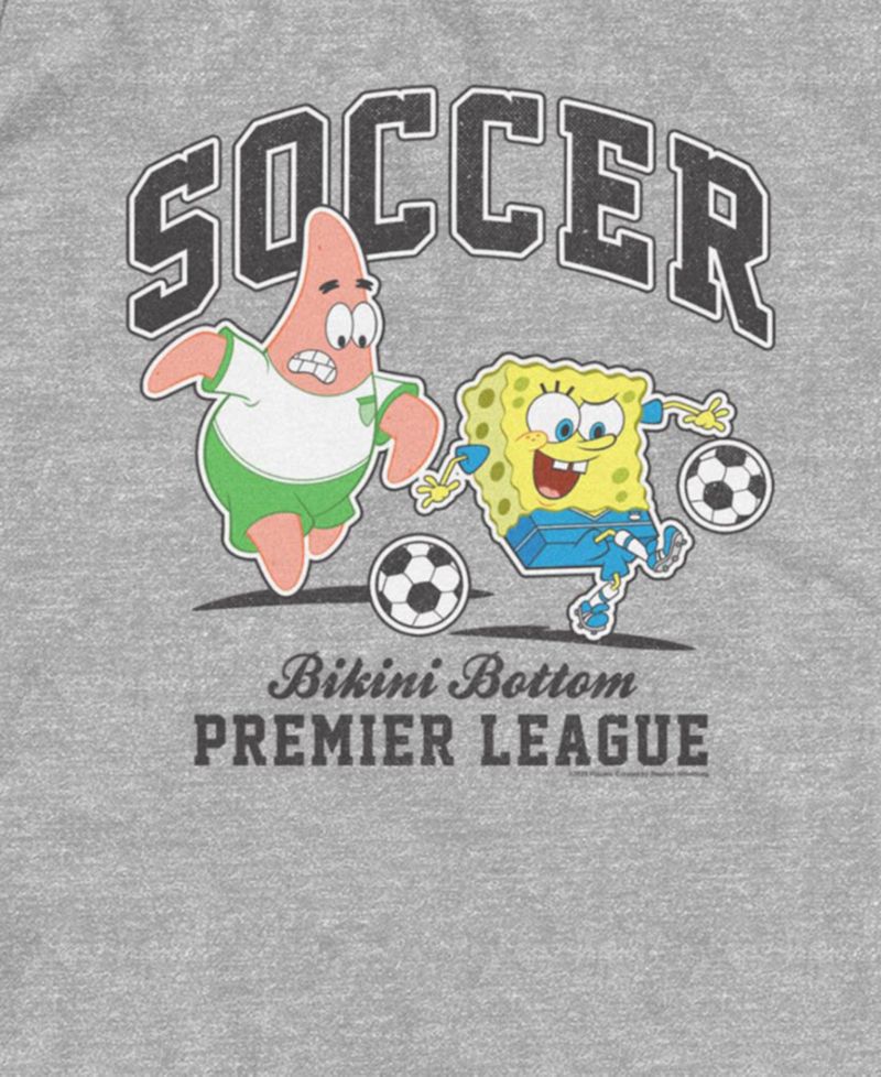 Men's SpongeBob SquarePants and Patrick Star Soccer Premier League Graphic Tank Top