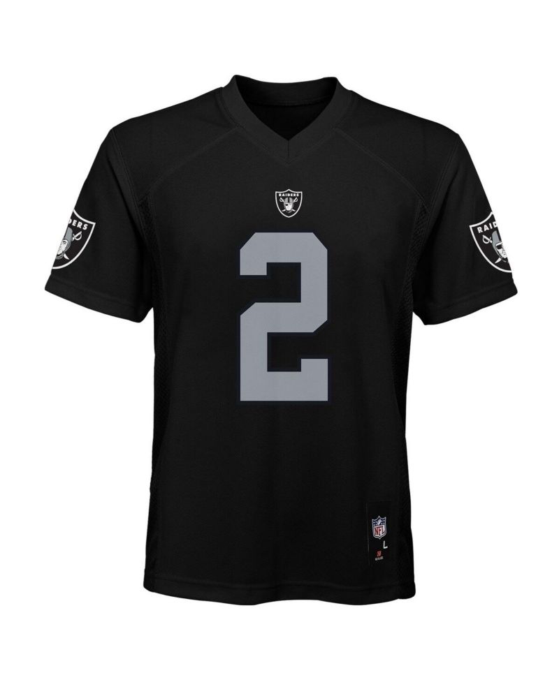Big Boys and Girls Ashton Jeanty Black Las Vegas Raiders Replica Player Jersey