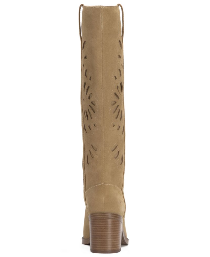 Women's Adana Tall Block Heel Boots, Regular, Wide and Extra-Wide Calf