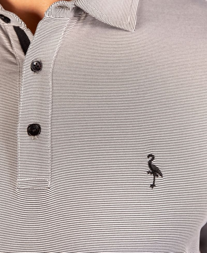 Men's Mini Stripe Performance Polo