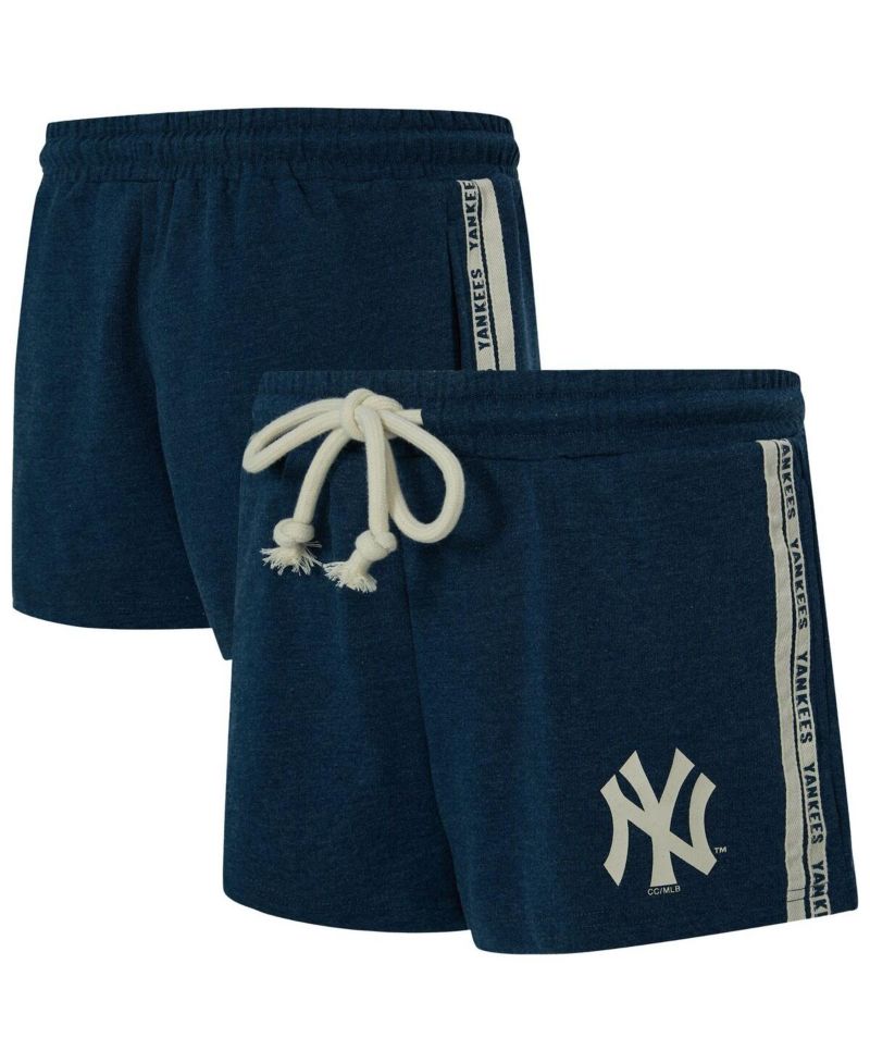 Women's Navy New York Yankees Birch French Terry Shorts