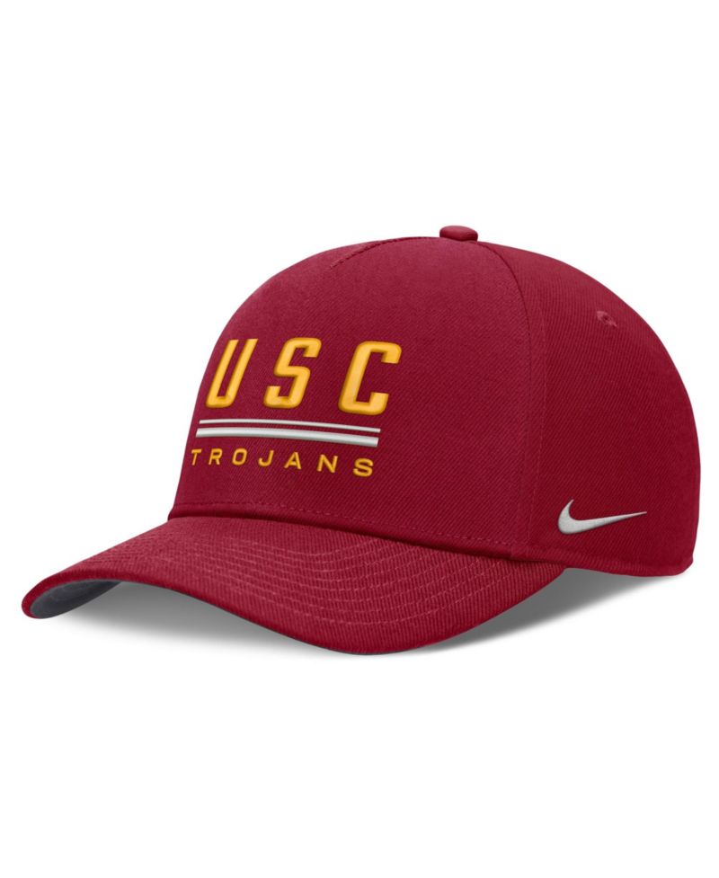 Men's Cardinal USC Trojans 2026 Sideline Dri-FIT Rise Adjustable Hat