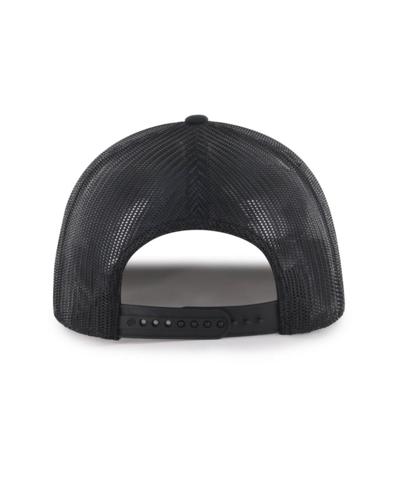 Men's '47 Black Wisconsin Badgers Leland Trucker Adjustable Hat