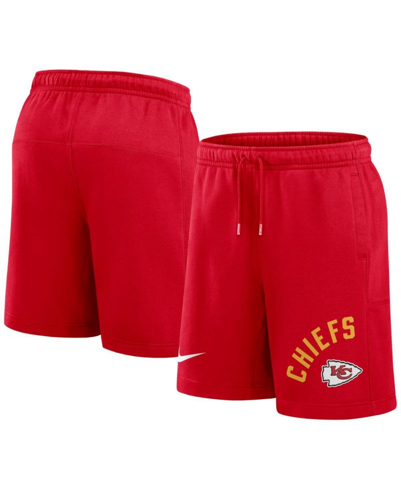 Men's Red Kansas City Chiefs Arched Kicker Shorts