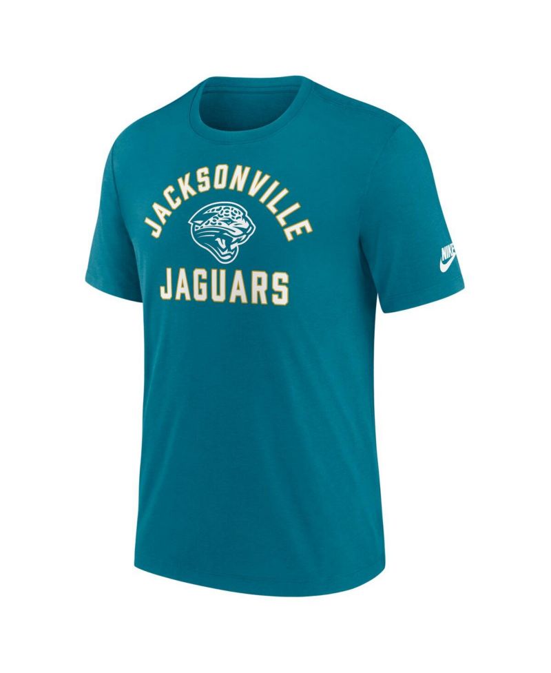 Men's Teal Jacksonville Jaguars Favorable Timeline Tri-Blend T-Shirt