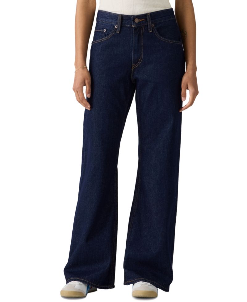 Women's Premium Mid-Rise Loose Bootcut Jeans