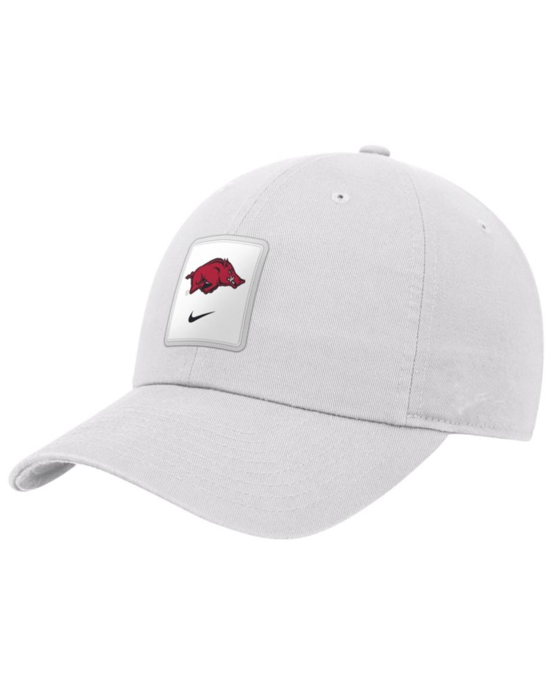 Men's White Arkansas Razorbacks 2026 On-Field Club Adjustable Hat
