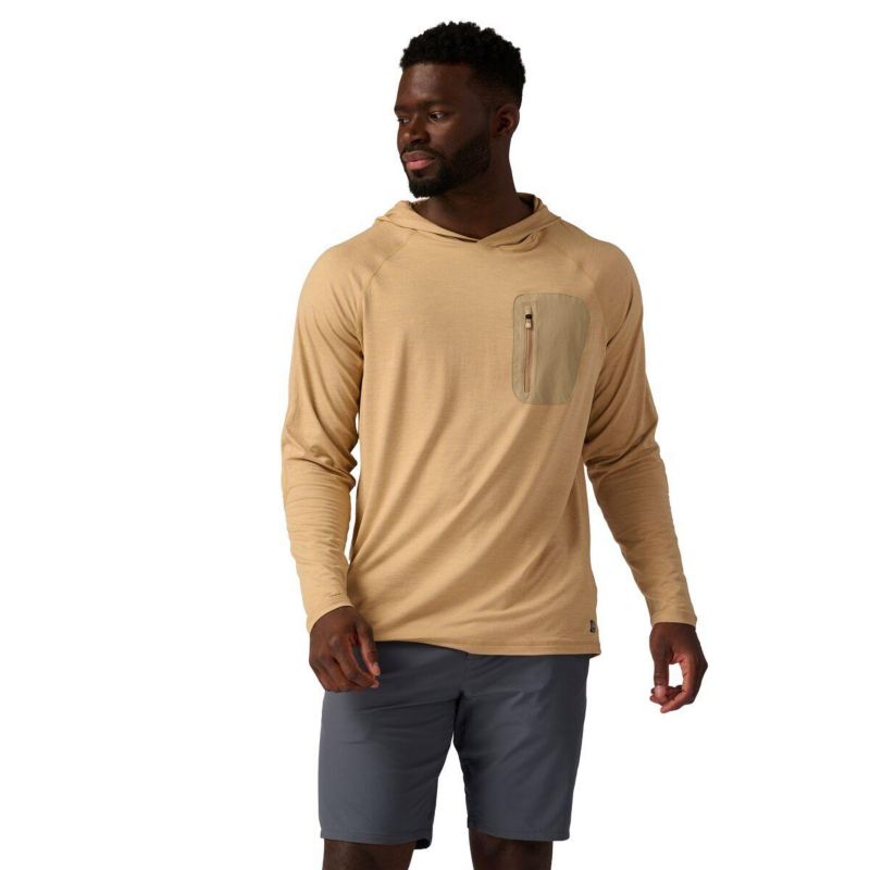 Men's Destination Pullover Hoodie Performance Shirts Long Sleeve