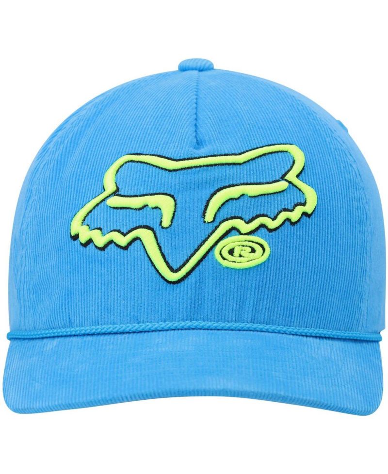 Men's Blue Racing Brushed Snapback Hat
