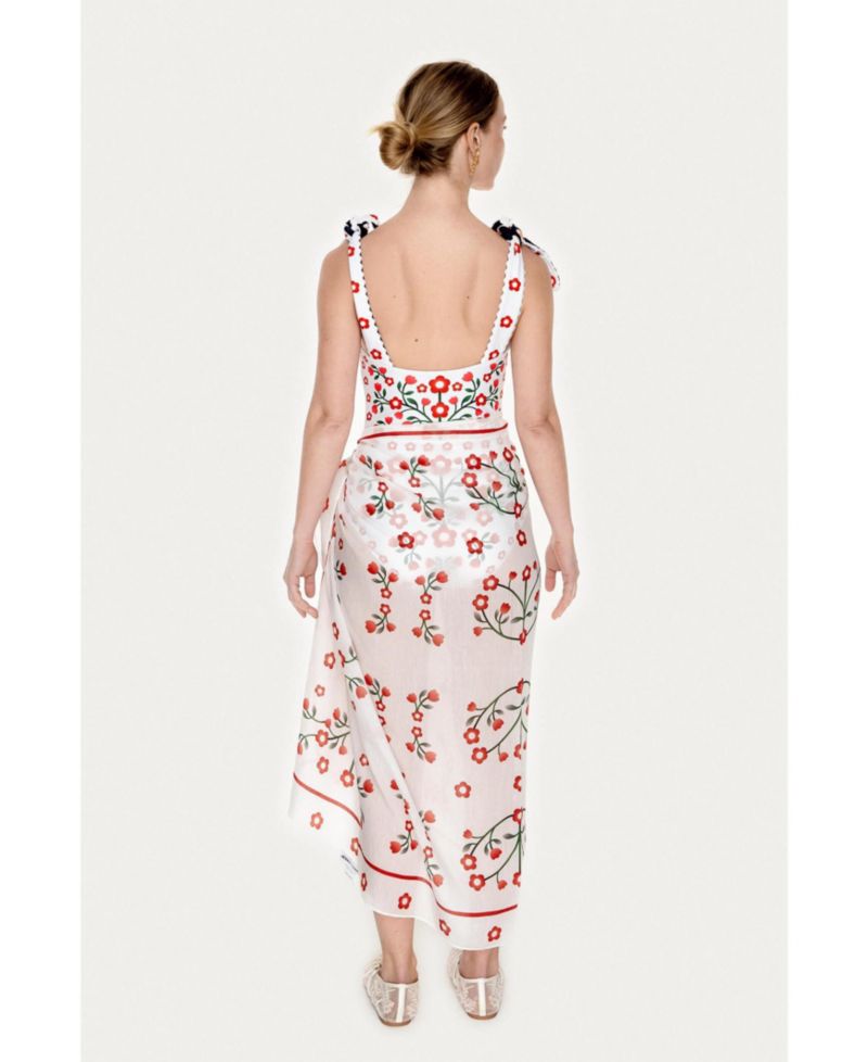 Women's Beach Sarong Wrap - Day Garden