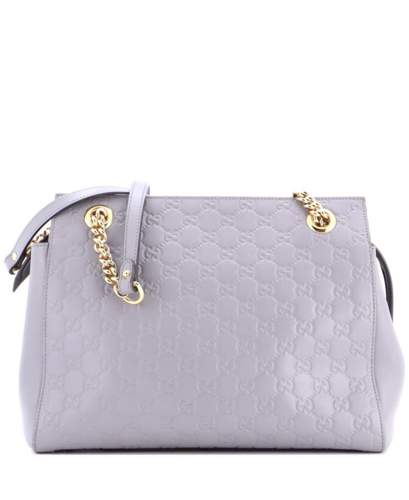 Women's Medium Soft Signature Leather Shoulder Bag
