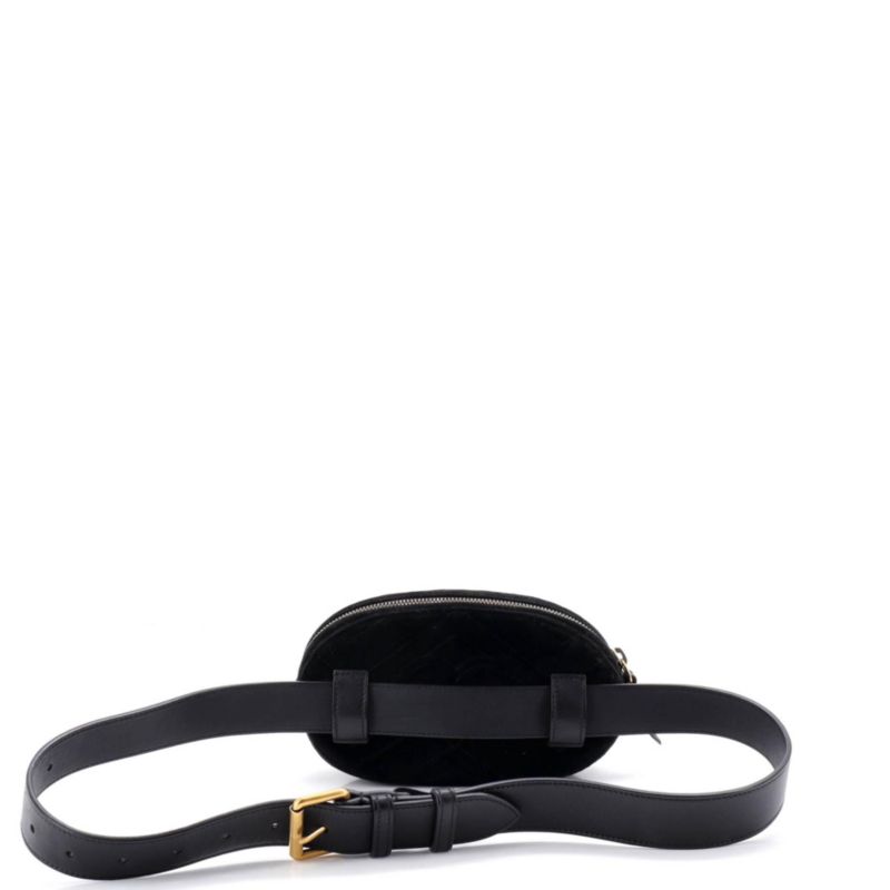 GG Marmont Belt Bag Matelasse Velvet