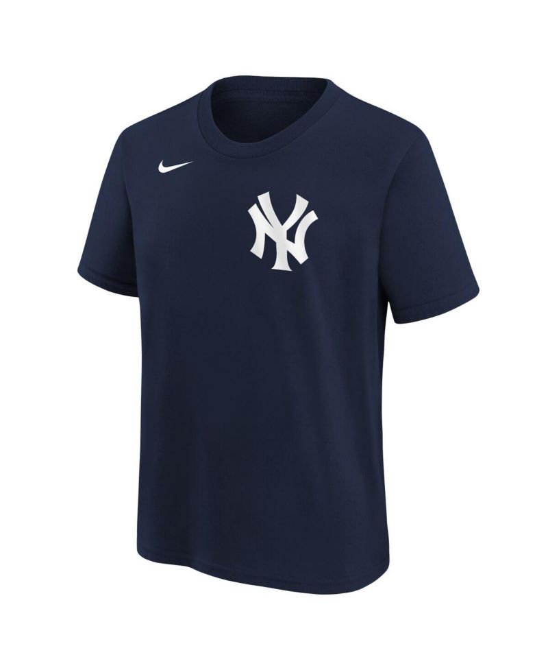 Big Boys and Girls Aaron Judge Navy New York Yankees Name & Number T-Shirt