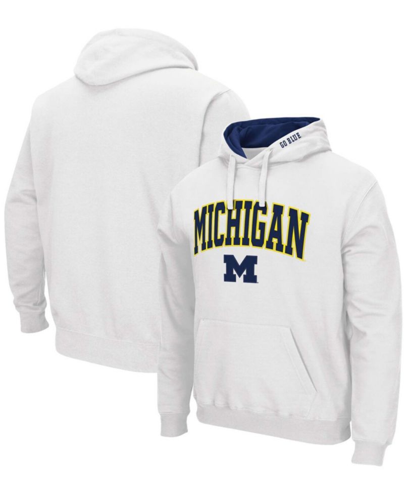 Men's Michigan Wolverines Arch Logo 3.0 Pullover Hoodie