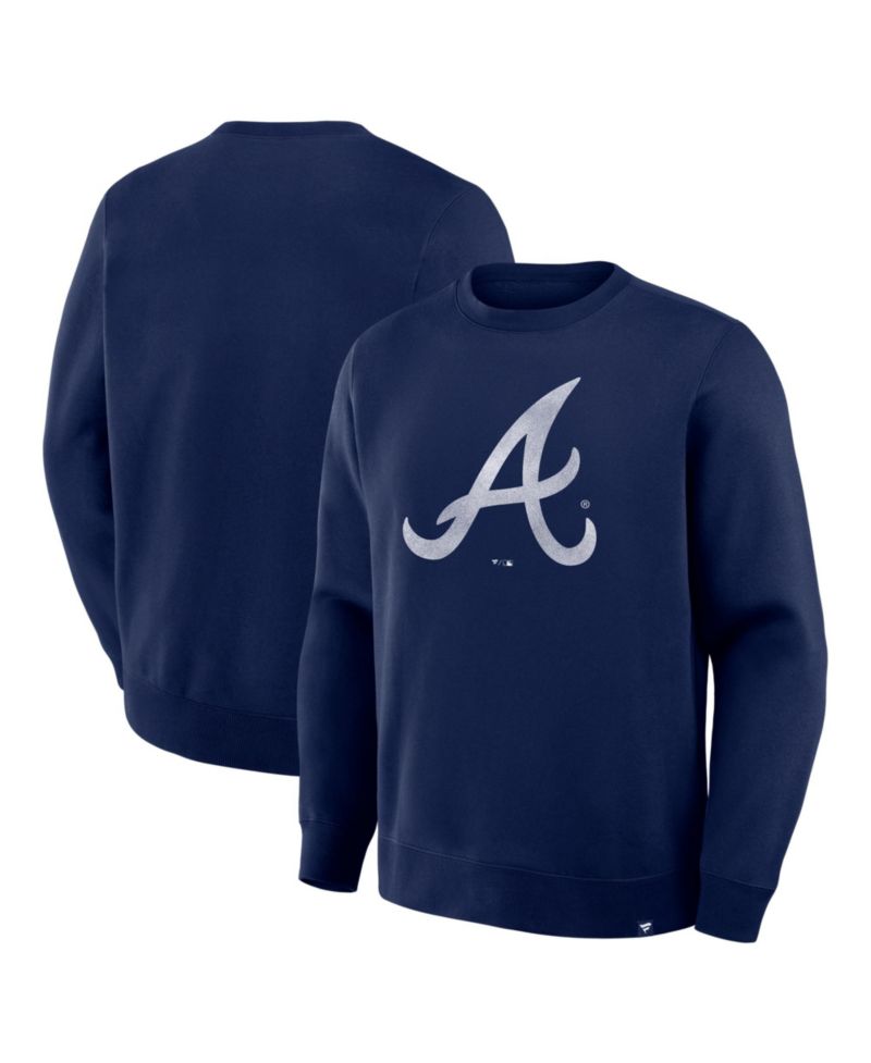 Men's Navy Atlanta Braves Legacy Sweatshirt