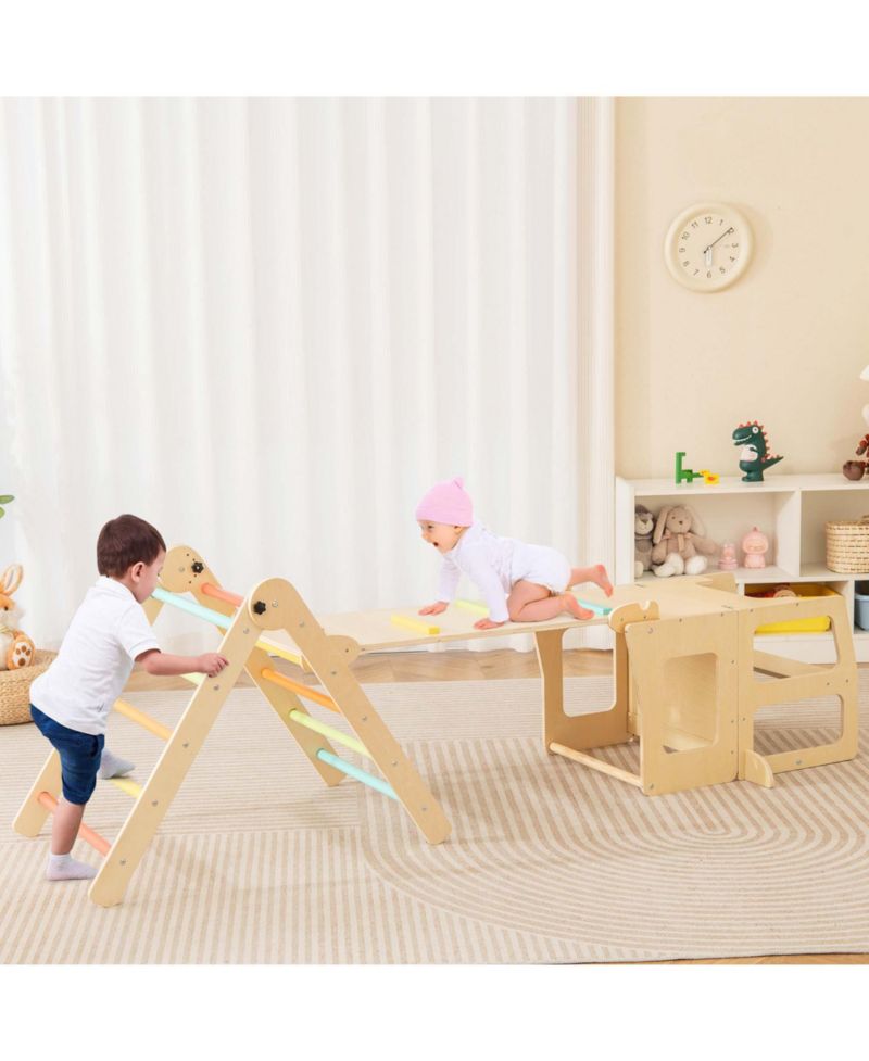Toddler 7-in-1 Convertible Climbing Toy Set, 4-Piece Set