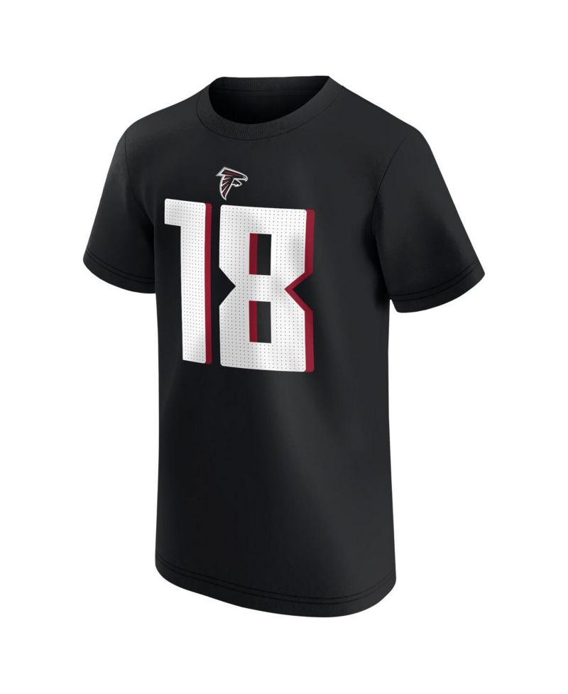Big Boys and Girls Kirk Cousins Black Atlanta Falcons Player Name & Number T-Shirt