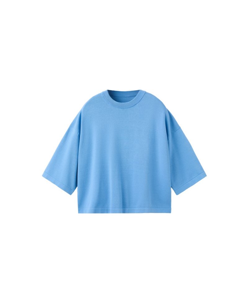 Women's Oversized Short-Sleeved Sweater