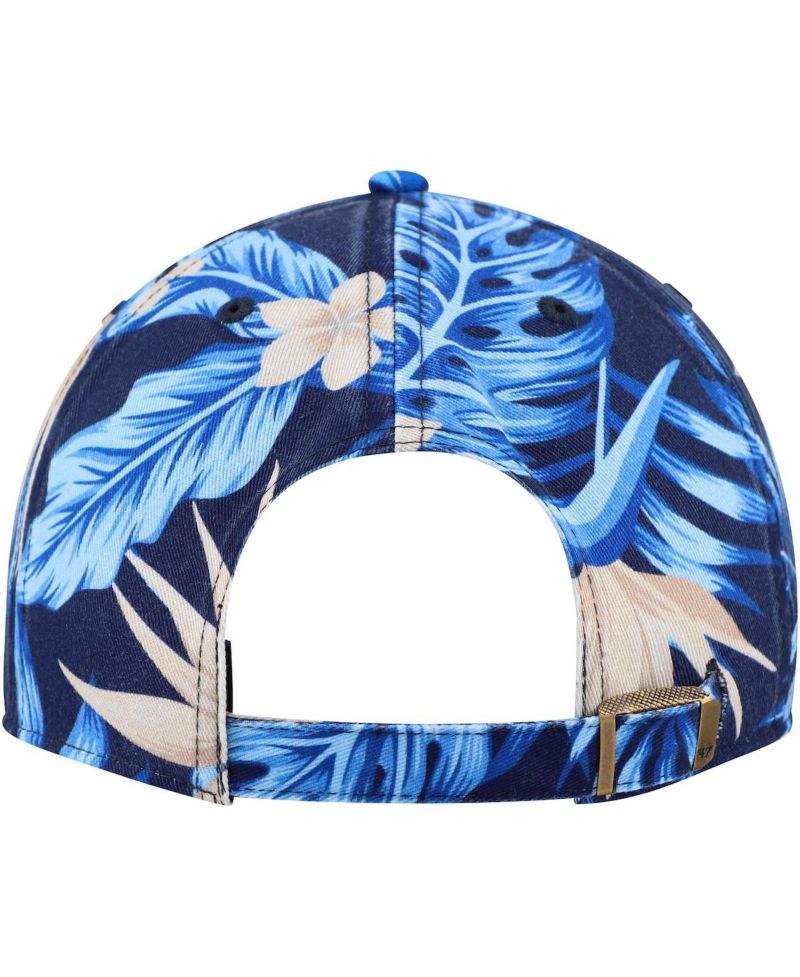Men's Navy New Orleans Pelicans Tropicalia Floral Clean Up Adjustable Hat