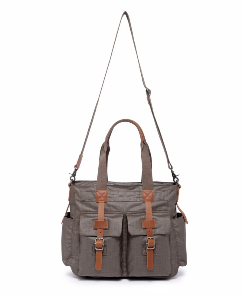 Urban Light Coated Canvas Tote Bag