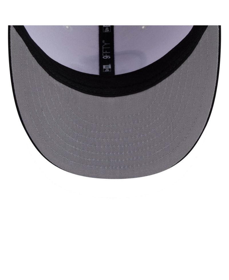 Men's White/Black Cleveland Browns 2026 NFL Draft Pre-Curved 9FIFTY Snapback Hat