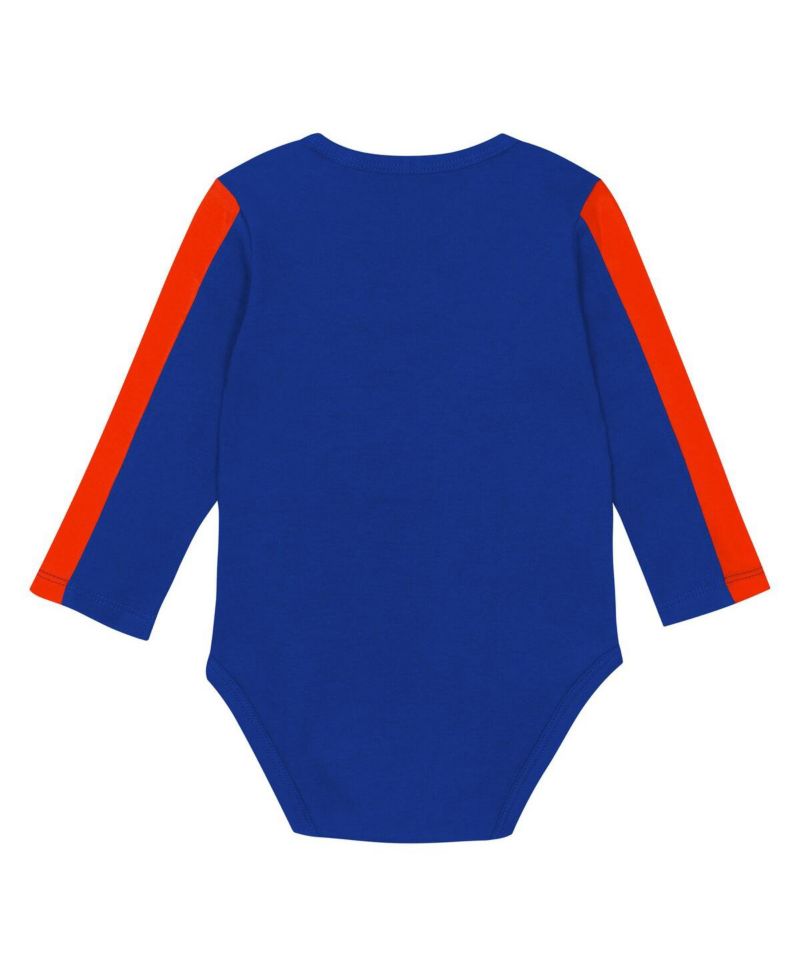 Baby Boys and Girls 3-Piece New York Mets Double Down Bodysuit and Pants Set