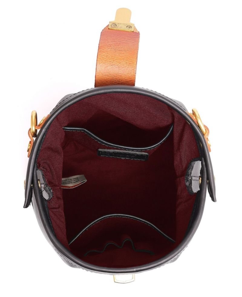Doctor Mini Leather Bucket Crossbody Bag