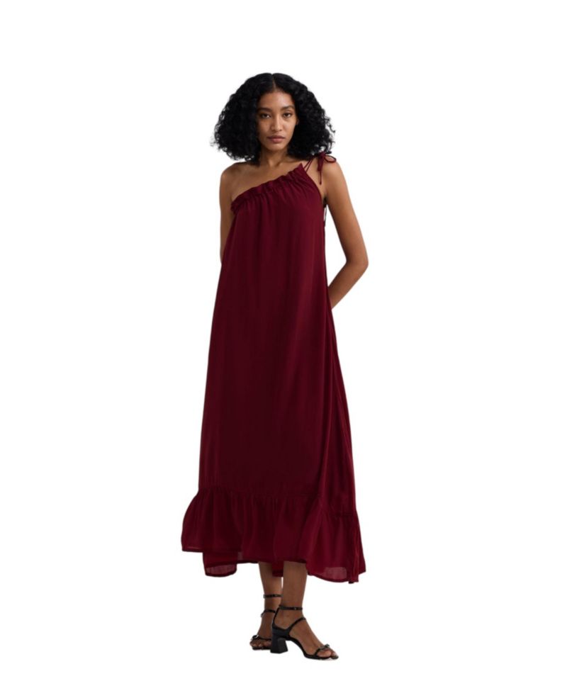 Women's One-shoulder Midi dress