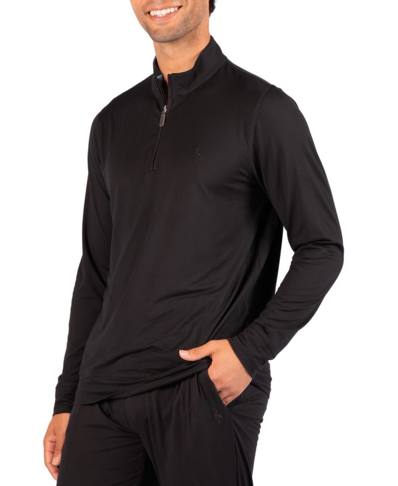 Men's Brushed Melange Quarter Zip